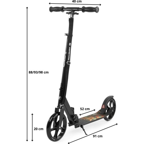 Paspirtukas HyperMotion Vibe black