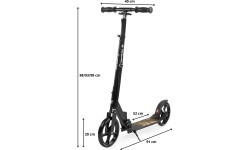 Paspirtukas HyperMotion Vibe black