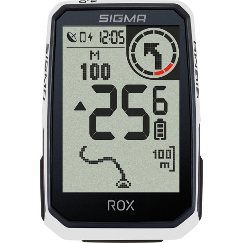Dviračio kompiuteris SIGMA ROX 4.0 Endurance GPS White