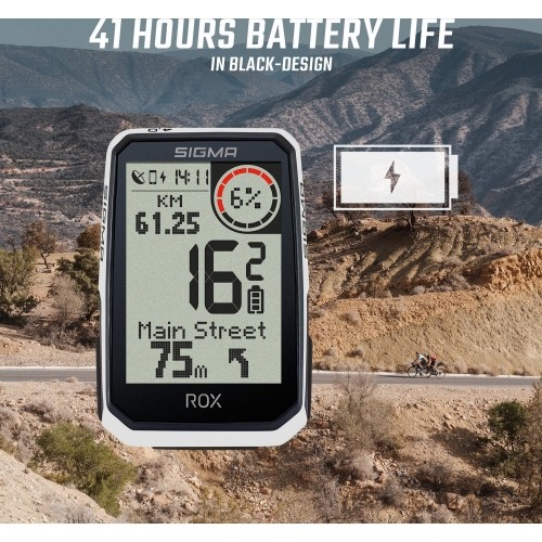 Dviračio kompiuteris SIGMA ROX 4.0 Endurance GPS White