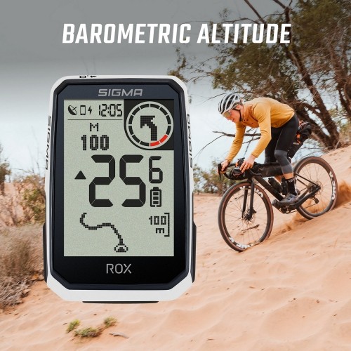 Dviračio kompiuteris SIGMA ROX 4.0 Endurance GPS White