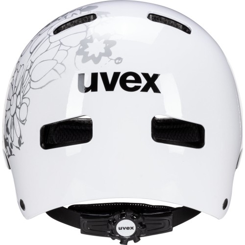Šalmas Uvex Kid 3 white flower black