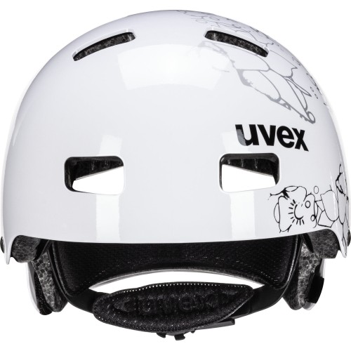 Šalmas Uvex Kid 3 white flower black