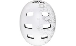 Šalmas Uvex Kid 3 white flower black