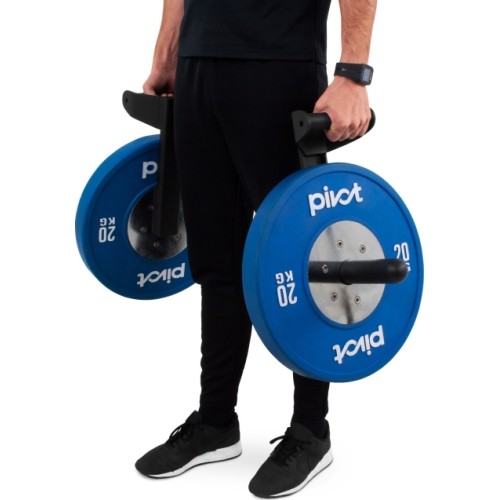 Pivot Fitness PM243 Micro Farmers Walk Set