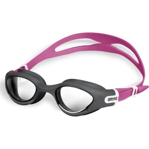 Okulary pływackie The One Plus Woman, przezroczysto-czarno-magenta