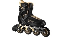 NA22151 ŁYŻWOROLKI ARMOUR CZARNE ROZMIAR 38 NILS EXTREME - Gold