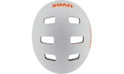 Šalmas Uvex Kid 3 dirtbike light gray-orange