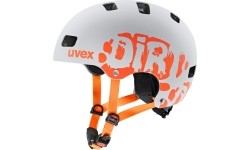 Šalmas Uvex Kid 3 dirtbike light gray-orange
