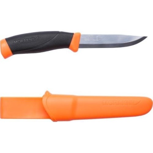 Nóż outdoorowy Morakniv Companion (S) - Odblaskowy pomarańczowy
