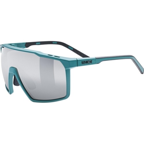 Okulary Uvex mtn perform S, teal matt / mirror silver