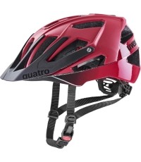 Šalmas Uvex Quatro cc dark red-black mat