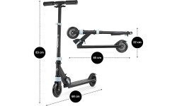 Paspirtukas HyperMotion Wally black-blue