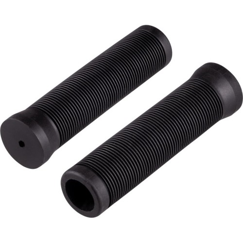 Chwyty kierownicy FORCE Groove 123mm, gumowe, czarne