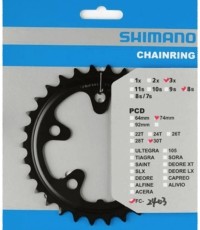 Zębatka przednia Shimano 30T, Claris FC-2403