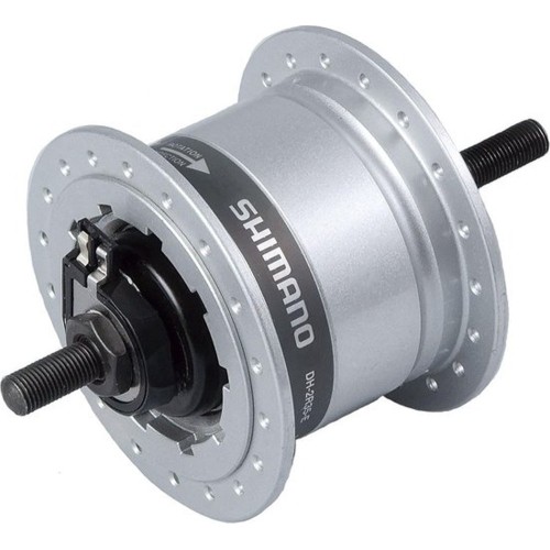 Piasta przednia z dynamem SHIMANO 2R35-E, 6V 2.4W, 36H (srebrna)