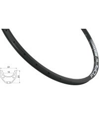 Ratlankis FORCE Basic 27,5" (584x18), d-brake, 36H (juodas)
