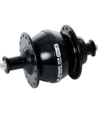 Piasta przednia z dynamem SP PV-8 (6V/3W) 36H, V-brake (czarna)