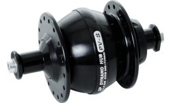Priekinė stebulė - dinama SP PV-8 (6V/3W) 36H, V-tipo (juoda)