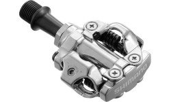 Pedalai Shimano SPD M540 + plokštelės (sidabriniai)