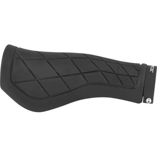 Chwyty kierownicy FORCE TROY 136mm (gumowe, czarne)