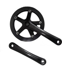 Przednia zębatka z osłoną, 1x3 biegi, 39T, 175mm