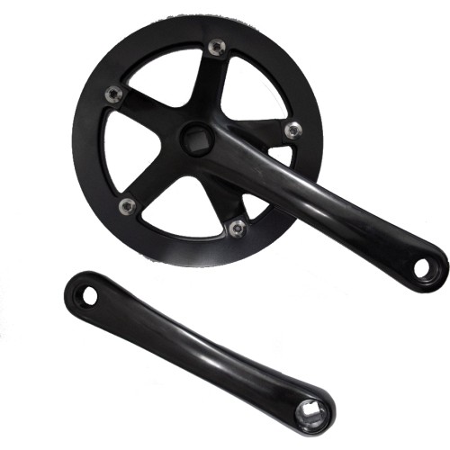 Przednia zębatka z osłoną, 1x3 biegi, 39T, 175mm