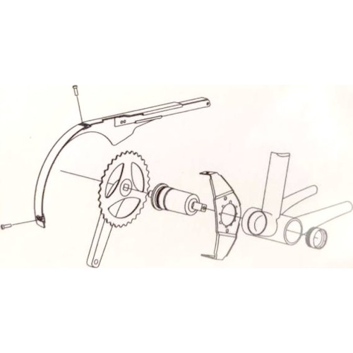 Grandinės apsauga SKS Chainblade, 42-44T