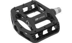 Pedalai FORCE BMX (magnio metalas, juodi)