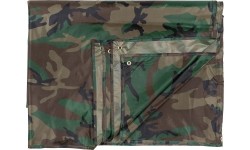 Płachta biwakowa „Tarp" woodland ok. 300 x 500 cm