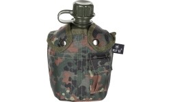Plastikowa manierka US 1 l z pokrowcem BW camo, bez BPA