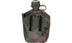 Plastikowa manierka US 1 l z pokrowcem BW camo, bez BPA
