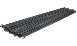 Szprychy 2,0 x 296 mm, ocynkowane (czarne)