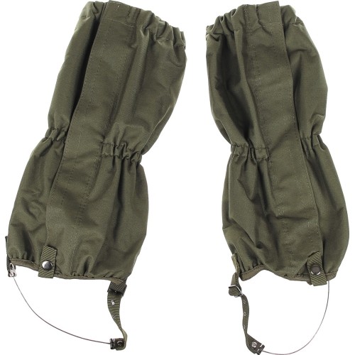 Stuptuty, zielone (OD green), z zamkiem i stalowym drutem