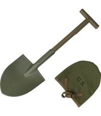 Saperka US T-Spade M10, zielona OD, z pokrowcem brezentowym