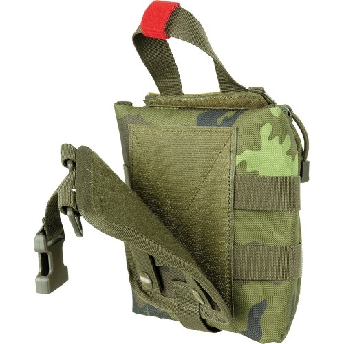 Ładownica na apteczkę MOLLE M 95 CZ, mała, kamuflaż
