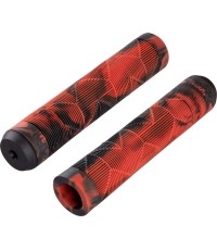 Chwyty kierownicy FORCE BMX 145mm (czarno-czerwone)