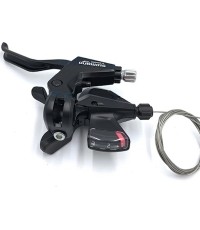 Manetka/dźwignia hamulca Shimano Altus M310 lewa, z linką, 3 biegi