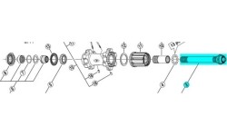 Piasta tylna SHIMANO FH-M770-S