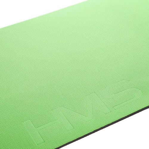 Mata fitness HMS Premium MFK08 EVA, 140x60 cm, 15 mm, zielono-czarna
