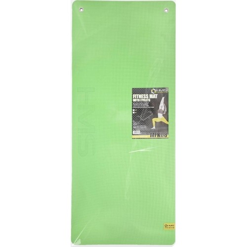 MFK08 GREEN-BLACK FITNESS MAT 140*60CM EVA 15MM HMS PREMIUM