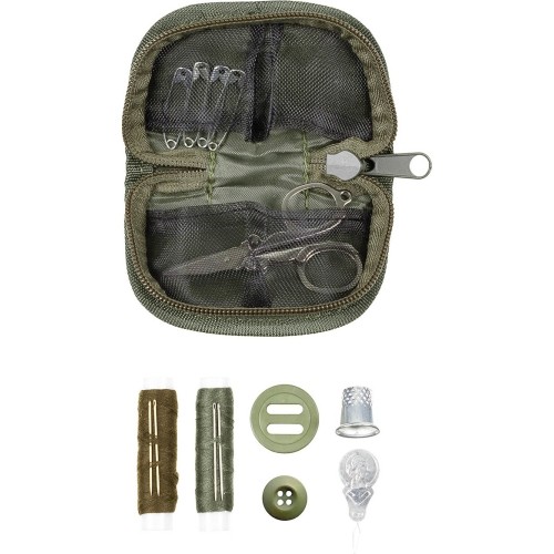 Zestaw do szycia z etui, zielony khaki