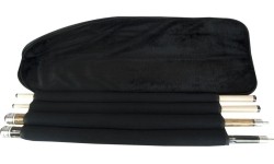 Torba na kije bilardowe Classic Passion, czarno-żółta, 2/2, 83 cm
