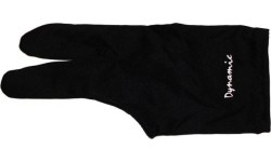 Glove Dynamic Deluxe, 3-finger, black, Lycra