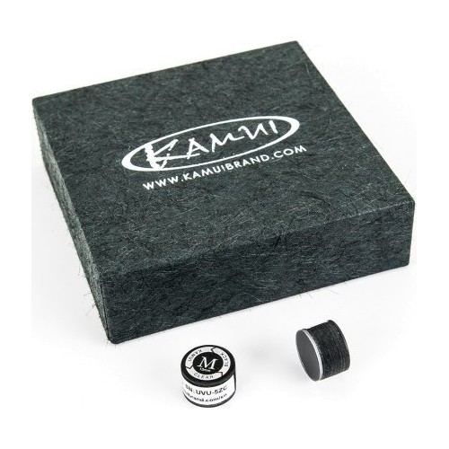 Skórka do kija Kamui Clear Black, 13 mm, średnia (M), 8 warstw