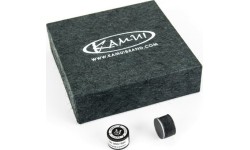 Skórka do kija Kamui Clear Black, 13 mm, średnia (M), 8 warstw