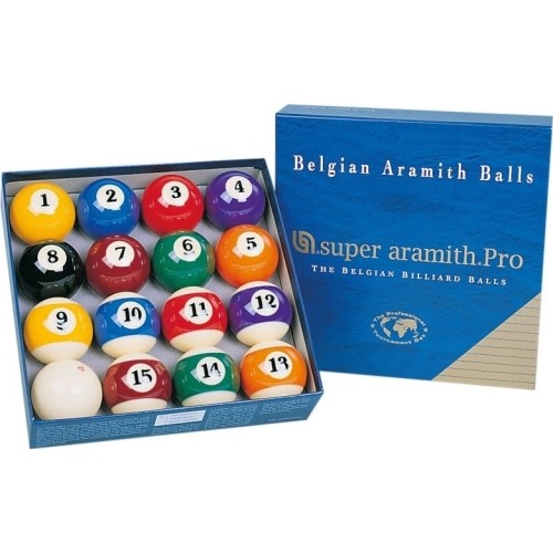 Zestaw bil Super Aramith Pro, 57,2 mm, Pool