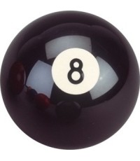 Klasyczna bila bilardowa nr 8, czarna, 57,2 mm