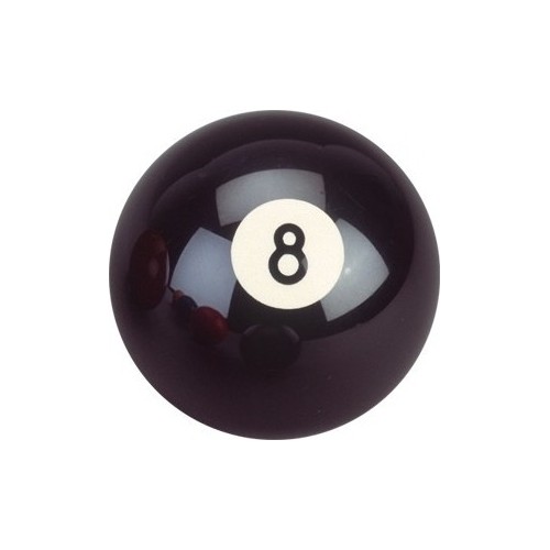 Klasyczna bila bilardowa nr 8, czarna, 57,2 mm