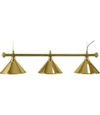 Lampa bilardowa Elegance, mosiądz, 3 klosze, Ø 35 cm, 112 cm